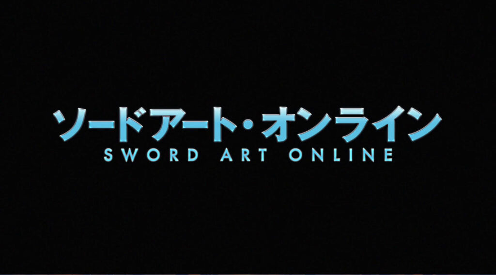 Sword Art Online logo on black background
