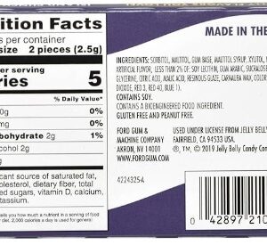 Jelly Belly Sugar Free Gum 8 Jelly Belly Sugar-Free Gum