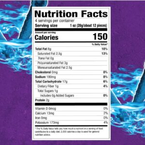 Takis Blue Heat Rolled Tortilla Chips 3 takis-blue-heat nutrition facts