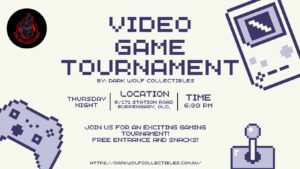 video game tournament poster