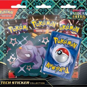 POKÉMON TCG Scarlet & Violet 4.5 Paldean Fates Tech Sticker Blister 3 POKÉMON TCG Scarlet & Violet 4.5 Paldean Fates Tech Sticker Blister