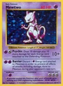 First Edition Holographic Mewtwo