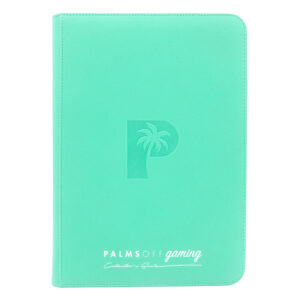 Zip Binder clear turquoise