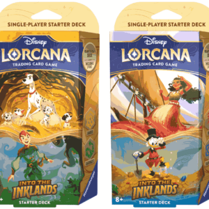 Ruby and Sapphire - Lorcana TCG into the inklands starter deck