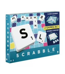 Scrabble word game box