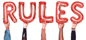 Rules poster