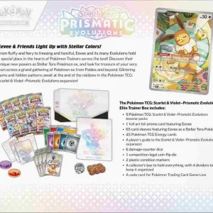 POKÉMON TCG: Scarlet & Violet 8.5 Prismatic Evolutions - Elite Trainer Box 2 Prismatic Evolutions Elite Trainer Box