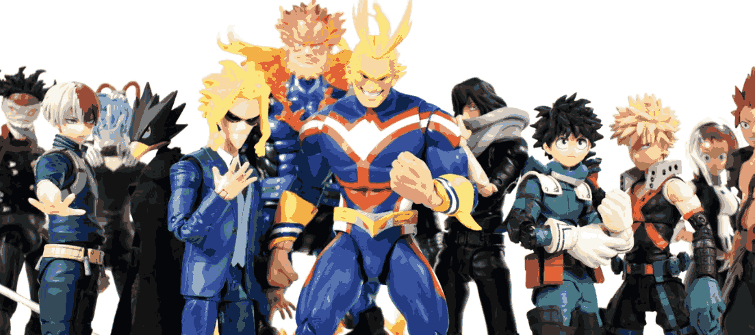 MHA action figure characters