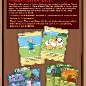 Adventure Time Card Wars Collector's Pack - Fionna vs Cake back box