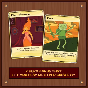 Adventure Time Card Wars - Flame Princess vs Fern