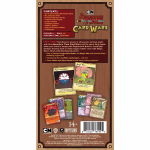 Adventure Time Card Wars - Peppermint Butler vs Magic Man back box