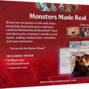 DnD Monster Cards back box