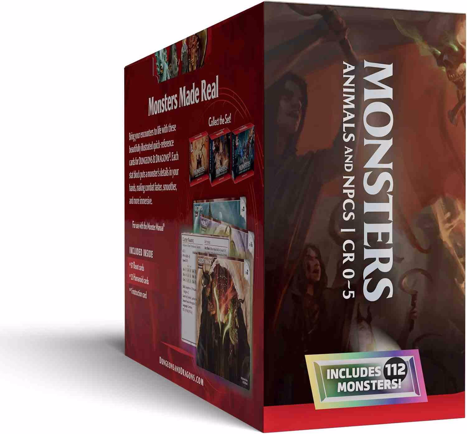 DnD Monster Cards side box DnD Monster Cards side box