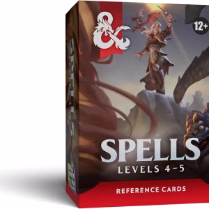 D&D Reference Cards Spells Levels 4-5 front box_11zon