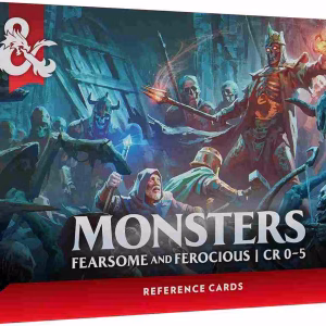 DnD Monster Reference Cards - Fearsome & Ferocious box